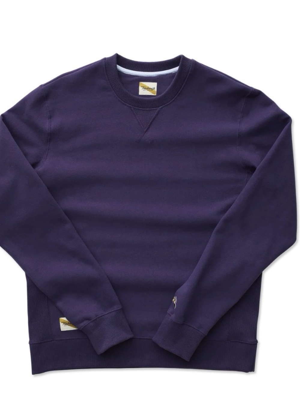 NWOT Tracksmith Trackhouse Crew in Purple Velvet